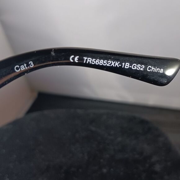 TRUE RELIGION Oversized Square Sunglasses Acetate Black Rimless main image 4